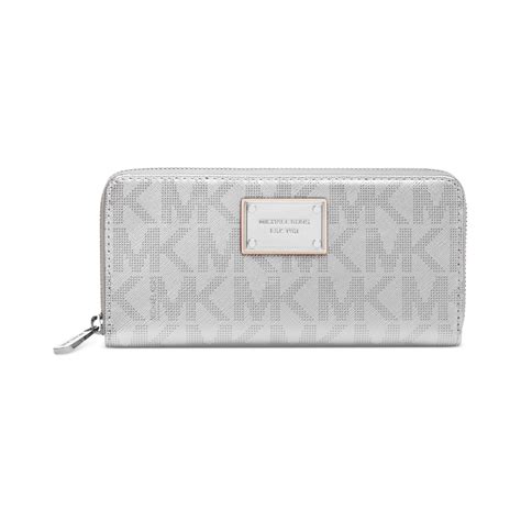 michael kors silver wallet.